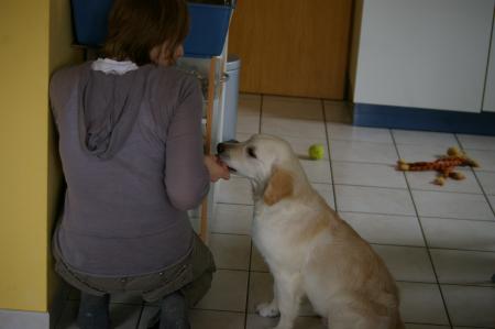 Qu'est que je ne ferai pas pour avoir un bonbon ;o)